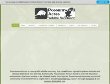 Tablet Screenshot of possumwoodacres.org